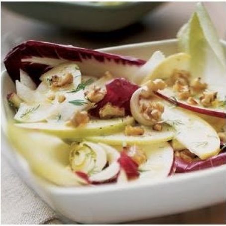 Belgian Endive, Apple and Walnut Salad