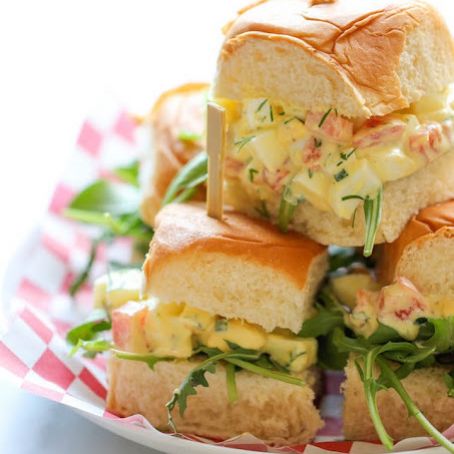 Skinny Egg Salad Sliders