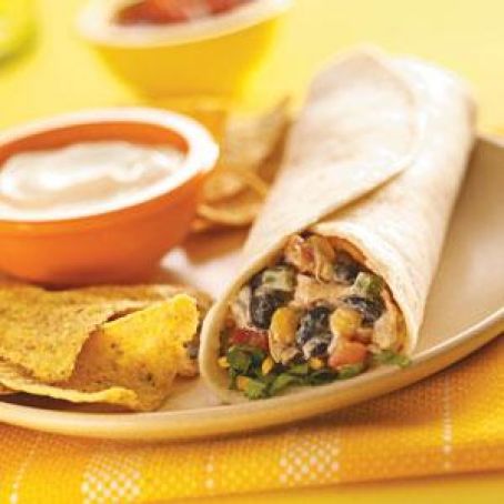 Fiesta Chicken Burritos