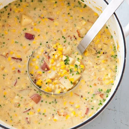 Reduced Fat Corn Chowder