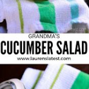 GRANDMA’S CUCUMBER SALAD
