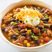 Slow Cooker Chicken Taco Soup