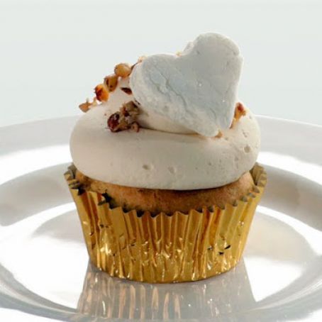 Sweet Potato Cider Cupcakes with Marshmallow Frosting