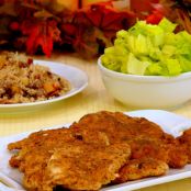 Maple mustard-glaze chicken