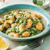 Skillet-Toasted Gnocchi with Peas