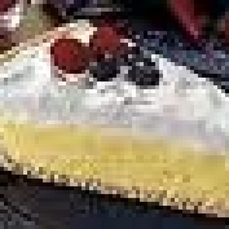 Lemon Berry Fluffy Pie
