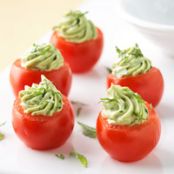 Avocado Pesto-Stuffed Tomatoes