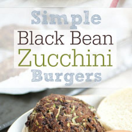 Black Bean Zucchini Burgers