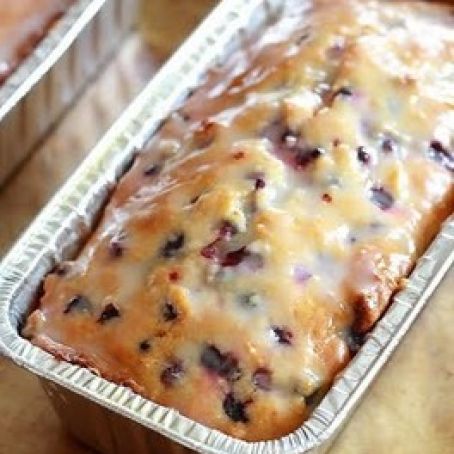 Lemon blueberry quickbread recipe