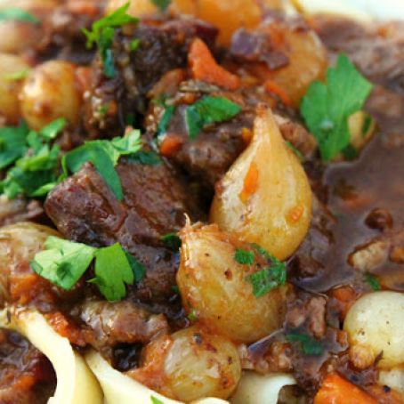 Beef Burgundy (Boeuf Bourguignon)