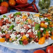 Watermelon and Tomato Salad