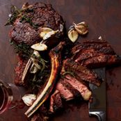 Butter-Basted Rib Eye Steaks