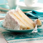 Lemon-Filled Coconut Cake Recipe