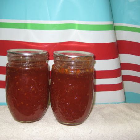 Really Hot Red Pepper Jelly
