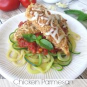 Baked Chicken Parmesan with Zoodles