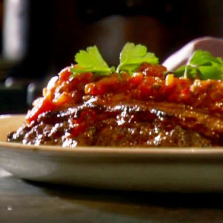 Dad's Meatloaf with Tomato Relish   Recipe courtesy Tyler Florence