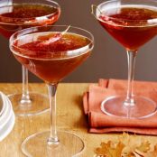 Spiced Bourbon Beer & Maple Martinis