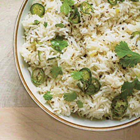 BASMATI****Yogurt Rice with Cumin and Chile (Actifry)