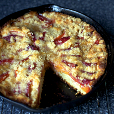 Nectarine Brown Butter Buckle