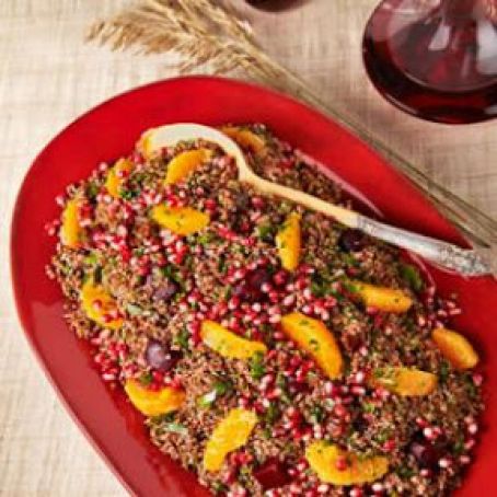 Quinoa Salad with Oranges, Beets & Pomegranate