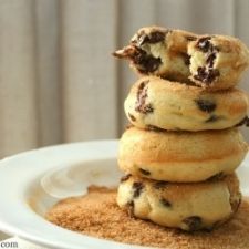 Banana Chocolate Chip Baked Doughnuts