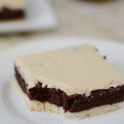 MOCHA BROWNIES WITH A CRUST