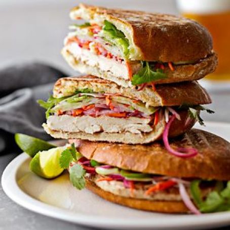 Vietnamese Grilled Chicken Sandwiches