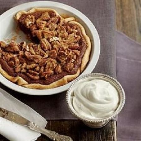 Chocolate Pecan Chess Pie