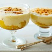 ZABAGLIONE CON DURAZNO