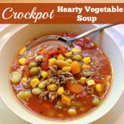 Crockpot Hearty Vegetable Soup