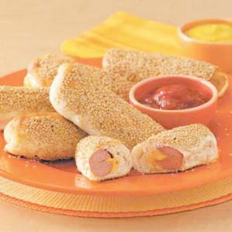 Sesame Hot Dogs