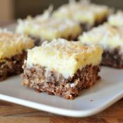 Chocolate Haystack Cream Cheese Squares