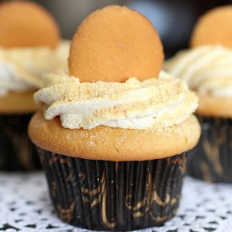 Banana Cream-Pie Cupcakes