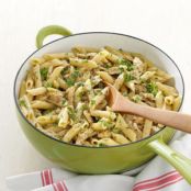 Delish Pesto Pasta with Chicken Marsala