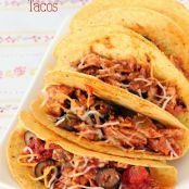 Slow Cooker Salsa Chicken Tacos & Rice Bowls