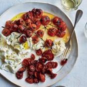 Buffalo Mozzarella with Neat and Messy Roasted Tomatoes