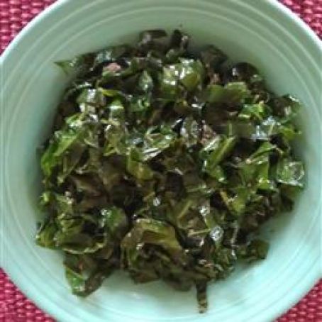 Sweet and Tangy Sauteed Collard Greens