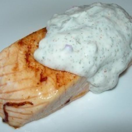 Pan-Seared Salmon With Lemon-Dill Cream Sauce