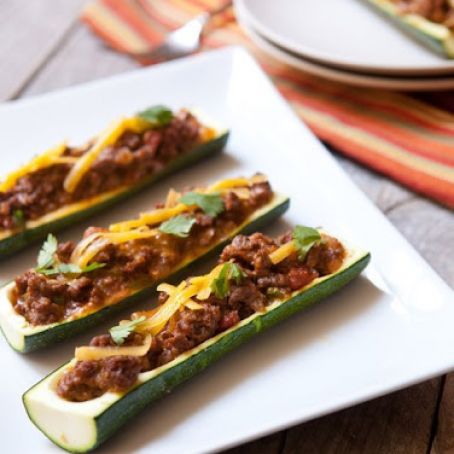 Grilled Zucchini Boats