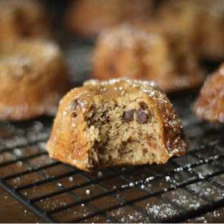 Chocolate Chip Espresso Banana Bread Muffins