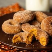Pumpkin Spice Mini Donuts