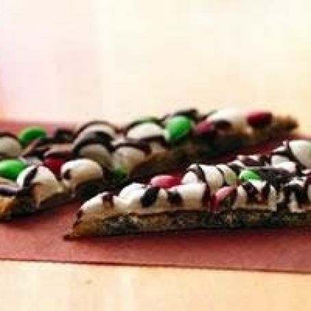 Jingle Bell Cookie Pizza