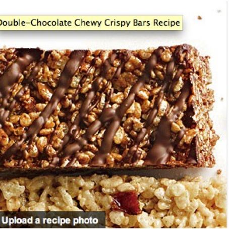 Double-Chocolate Chewy Crispy Bars
