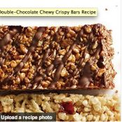 Double-Chocolate Chewy Crispy Bars