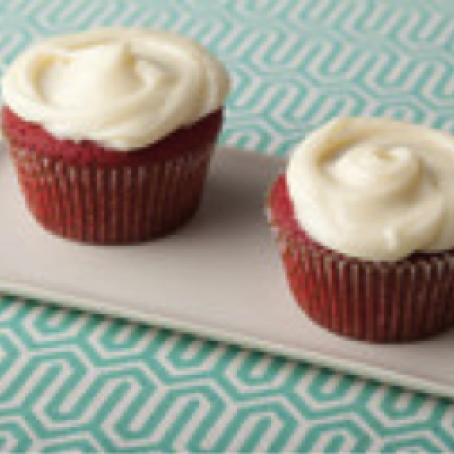 Red Velvet Cupcakes with Cream Cheese Frosting