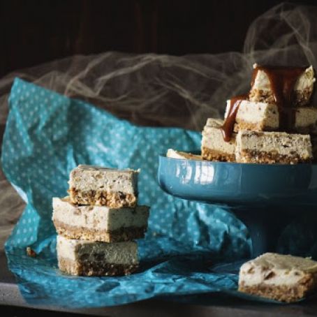 Bananas Foster Cheesecake Bars