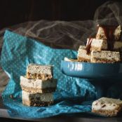 Bananas Foster Cheesecake Bars