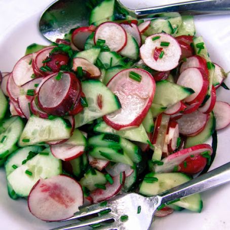 Radish Cucumber Salad