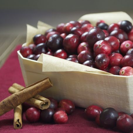 Spiced Cranberry Custard