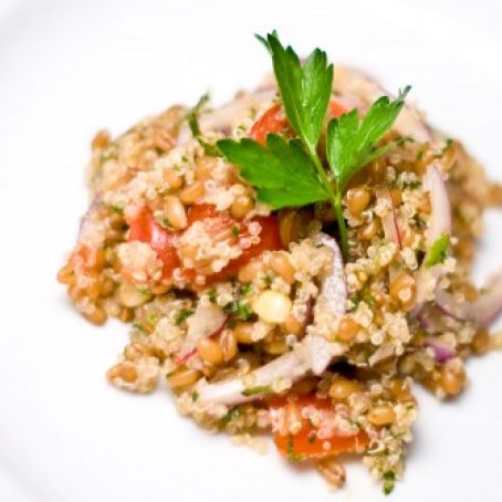 WHEAT BERRY AND QUINOA SALAD